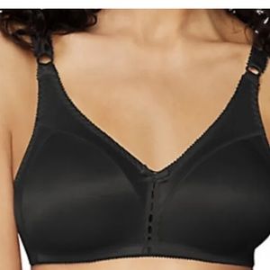 Bali Classic Support Bra 44D Wireless Black NWT